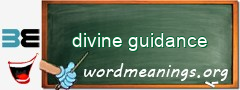 WordMeaning blackboard for divine guidance